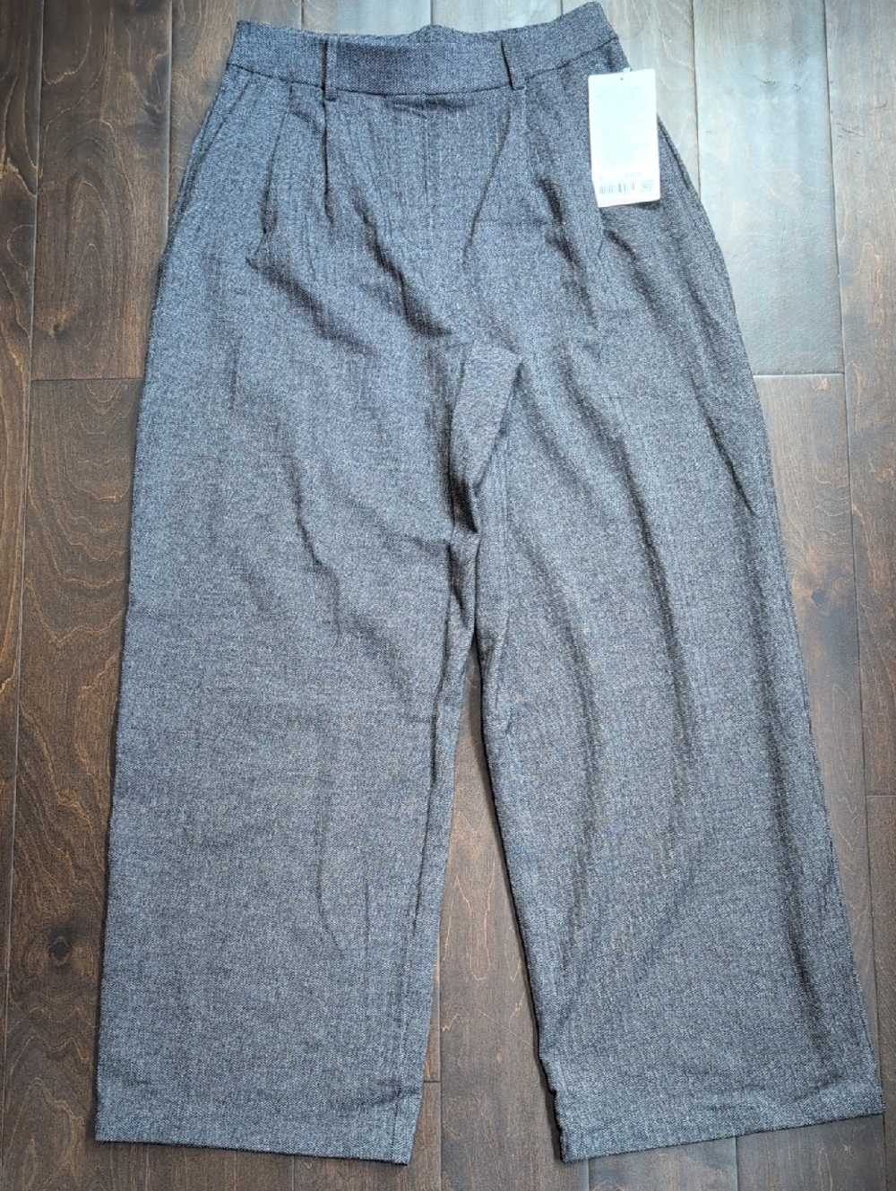 lululemon athletica Herringbone Daydrift High-Rise Trousers in Charcoal Gray